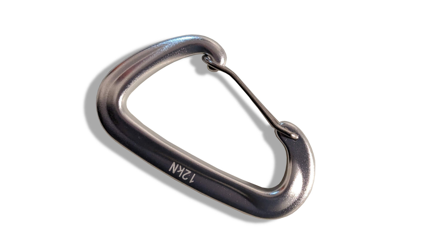 12kN Wire Gate Carabiner
