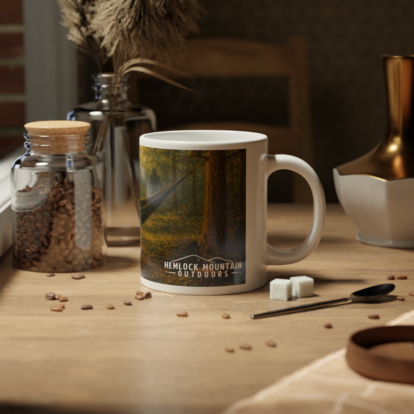 Happy Squonk Forest Mug – 20 oz Ceramic