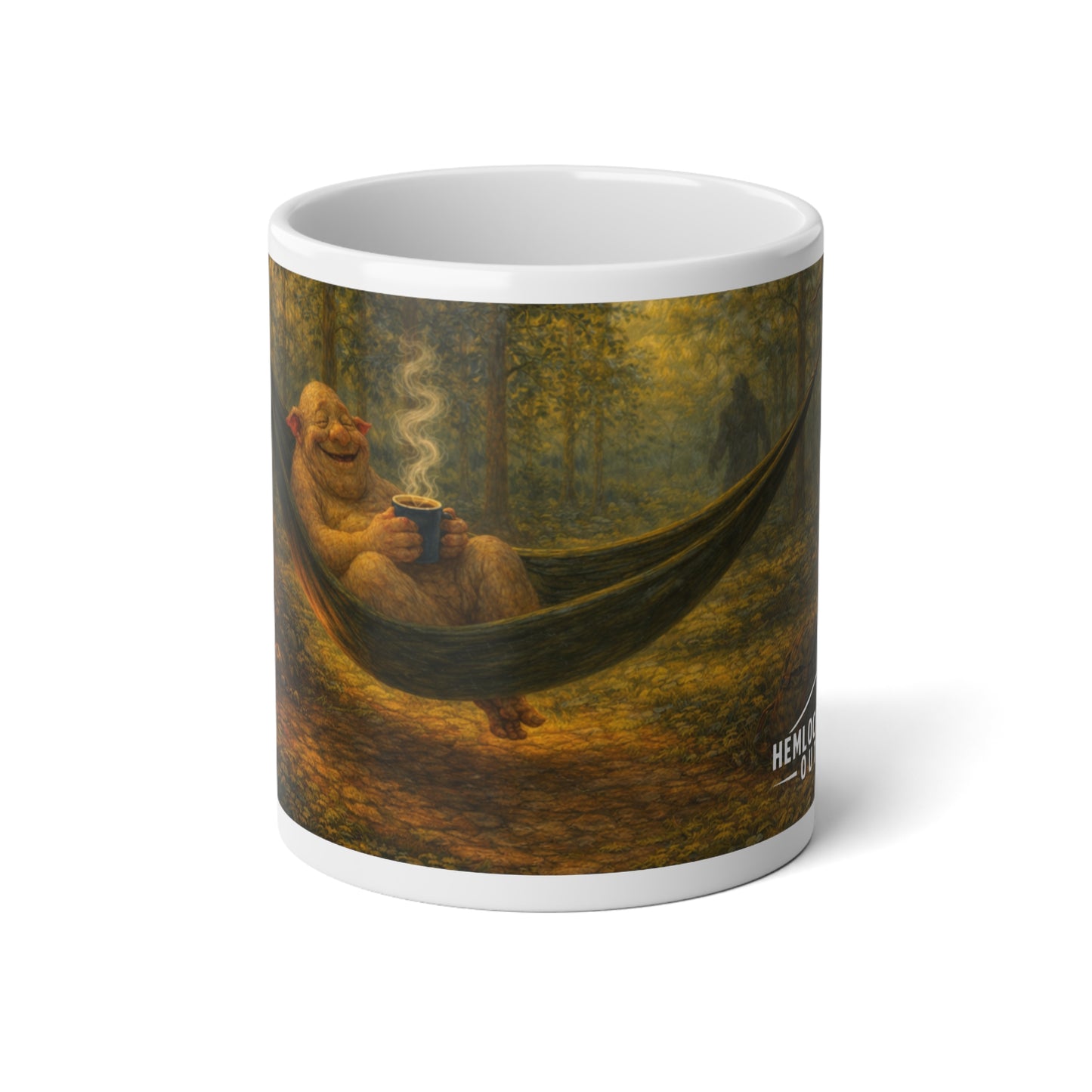 Happy Squonk Forest Mug – 20 oz Ceramic