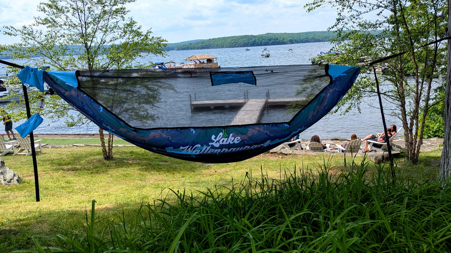 Custom Lake Wallenpaupack Centennial Hammock Pattern - Camopaupack