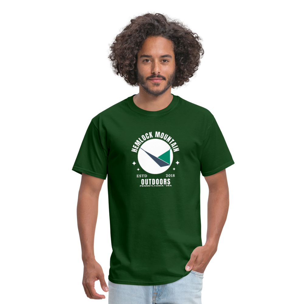 Established 2018 HMO Tee - forest green