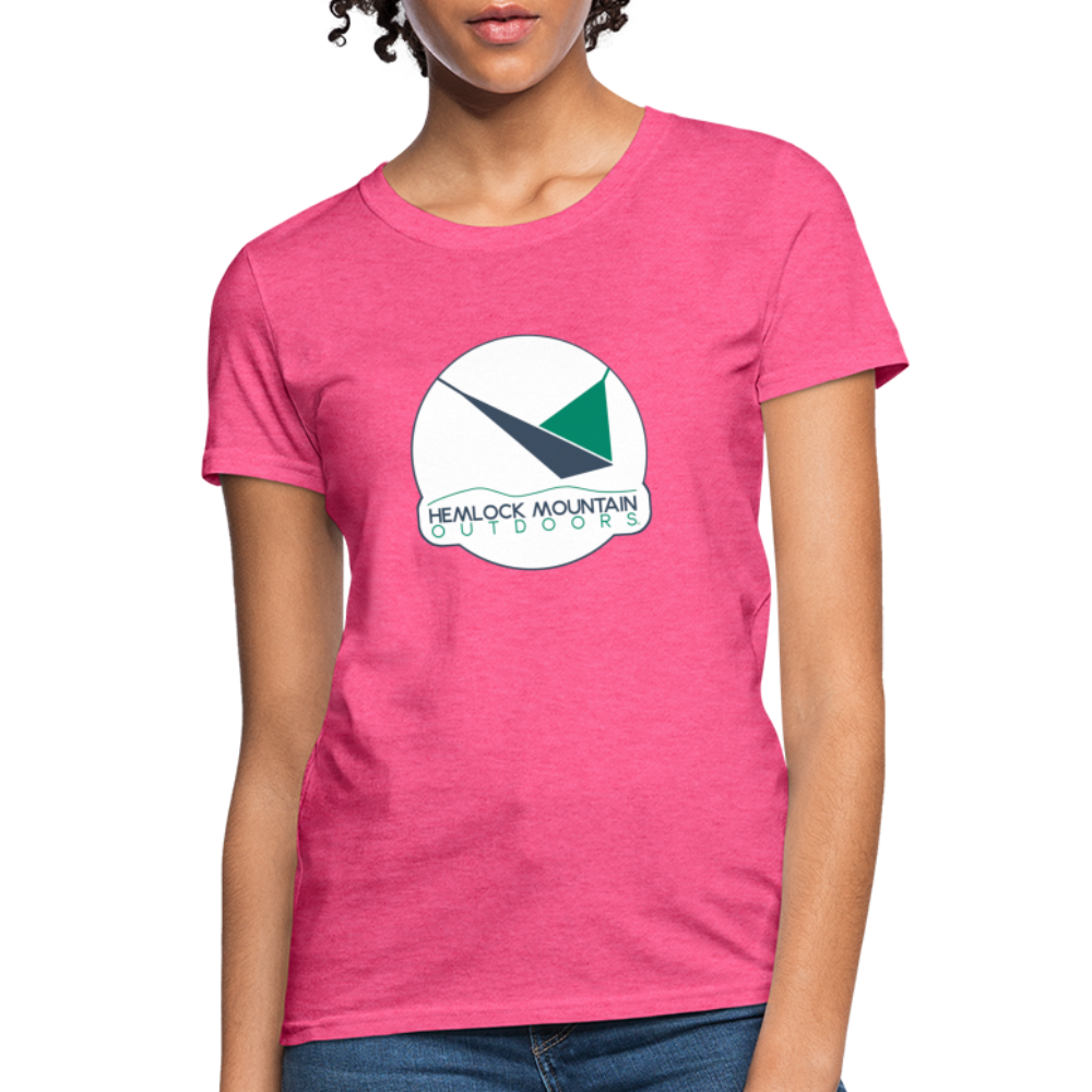Hemlock Mountain Outdoors Logo Women's T-Shirt - heather pink