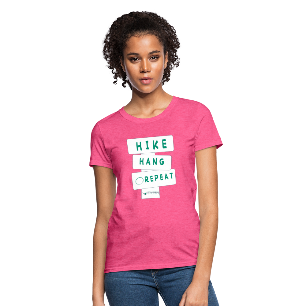 Hike Hang Repeat '21 Women's T-Shirt - heather pink