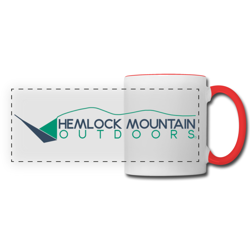 Coffee Mug - Hemlock Mountain Outdoors - white/red